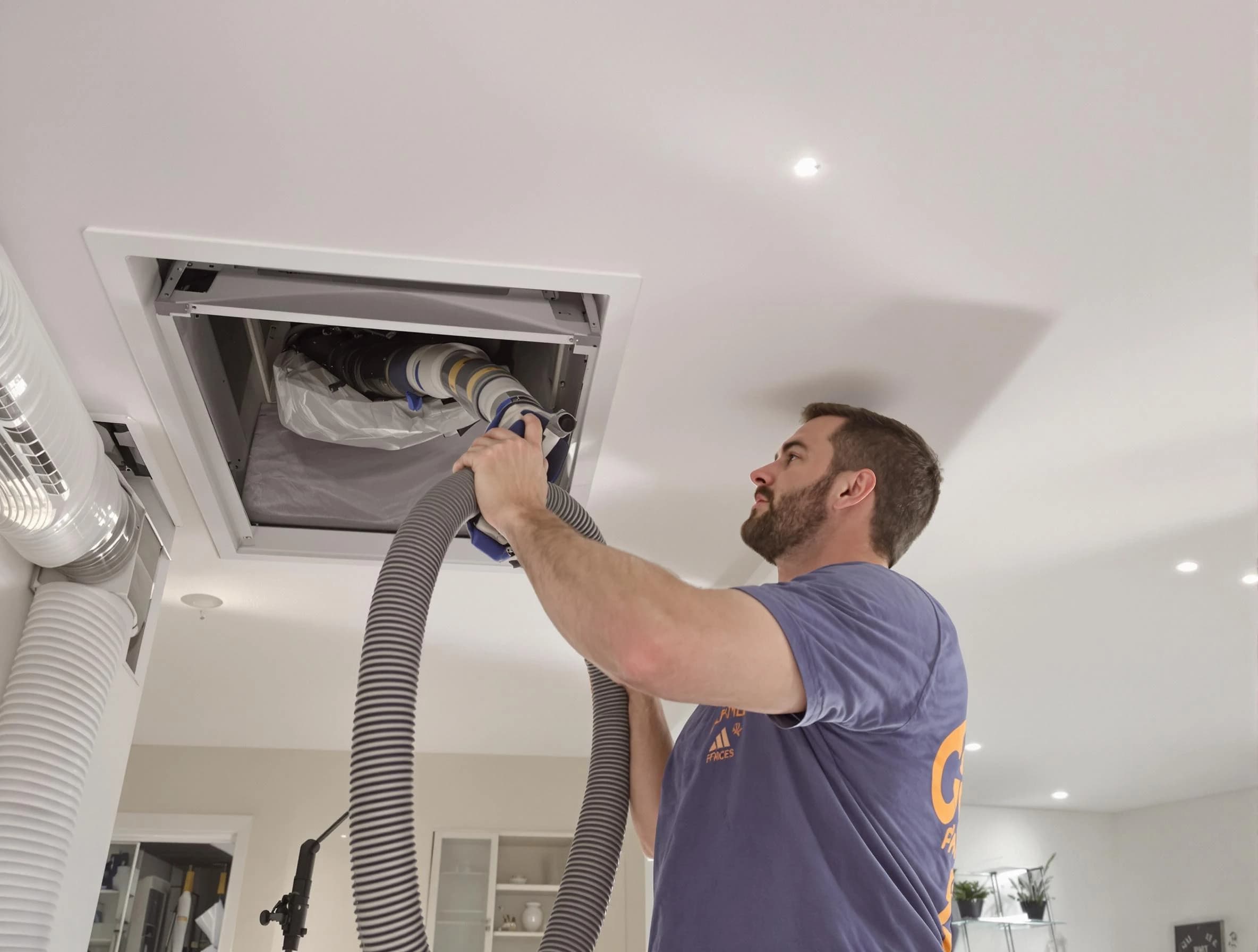 Precision indoor duct cleaning by Vestavia Hills Air Duct Cleaning in Vestavia Hills