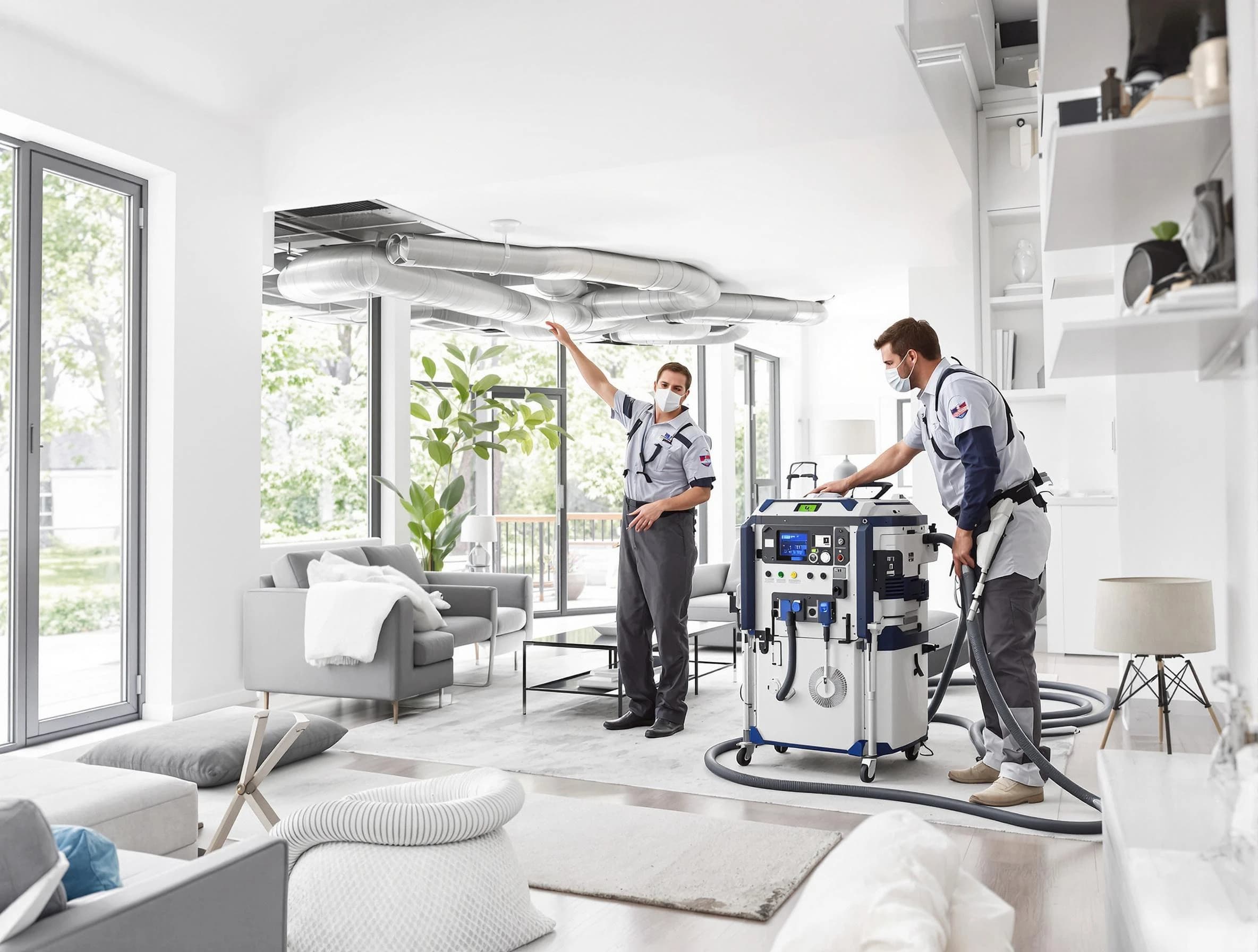 Vestavia Hills Air Duct Cleaning professional conducting pure air duct cleaning with state-of-the-art equipment in Vestavia Hills