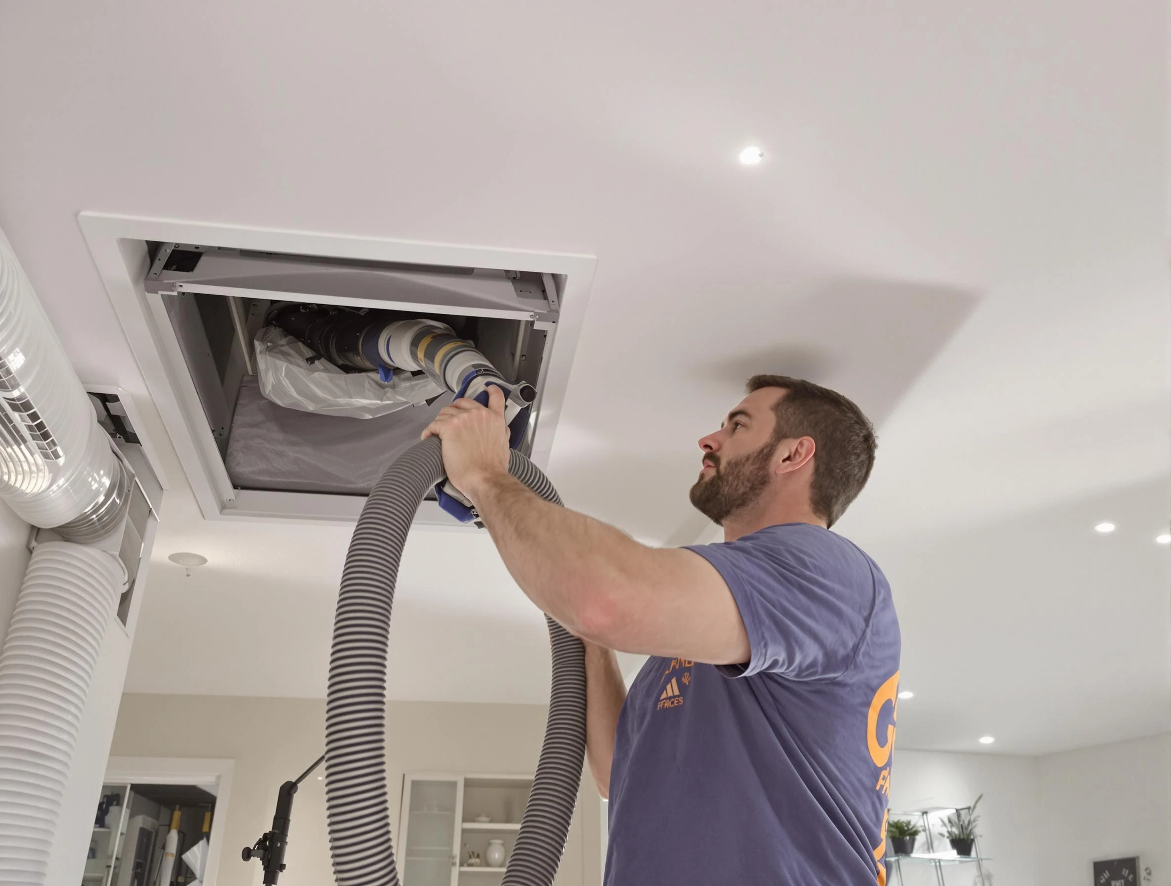Precision indoor duct cleaning by Vestavia Hills Air Duct Cleaning in Vestavia Hills